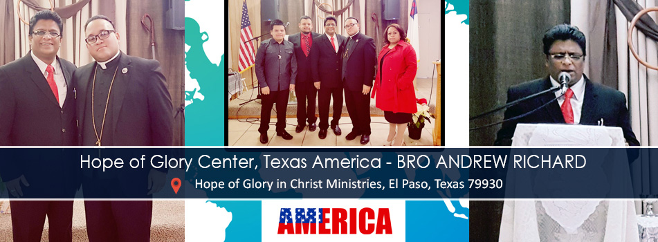 Praise report of Bro Andrew's ministry in Hope of Glory christ Ministries held on Dec 10, 2017 at El Paso, Texas, America. Many were anointed, healed, and delivered as the supernatural love of God was released.